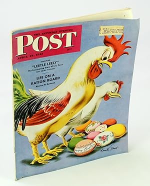 Imagen del vendedor de The Saturday Evening Post Magazine 24 April [Apr.] 1943 - Lily Pons (Mrs. Andre Kostelanetz) Vol. 215, No. 43 a la venta por RareNonFiction, IOBA