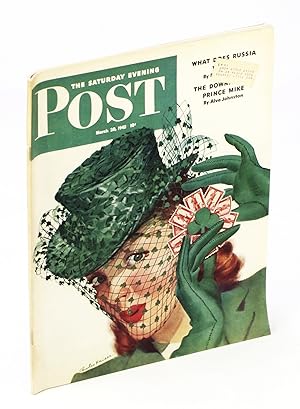 Imagen del vendedor de Saturday Evening Post Magazine 20 March [Mar] 1943 - Maj. Gen. Lloyd R. Fredendall Vol. 215, No. 38 a la venta por RareNonFiction, IOBA