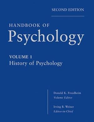 Image du vendeur pour Handbook of Psychology, History of Psychology (Hardcover) mis en vente par Grand Eagle Retail