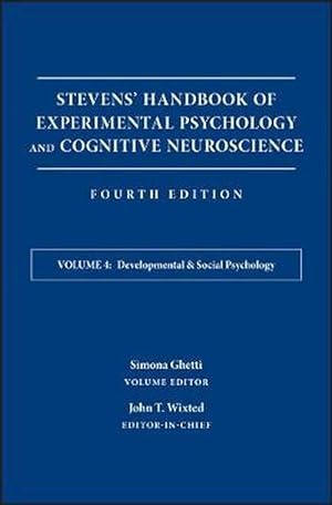 Imagen del vendedor de Stevens' Handbook of Experimental Psychology and Cognitive Neuroscience, Developmental and Social Psychology (Hardcover) a la venta por Grand Eagle Retail