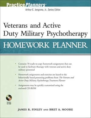 Image du vendeur pour Veterans and Active Duty Military Psychotherapy Homework Planner (Paperback) mis en vente par Grand Eagle Retail