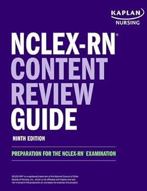 Bild des Verkufers fr Nclex-RN Content Review Guide: Preparation for the Nclex-RN Examination zum Verkauf von AHA-BUCH GmbH