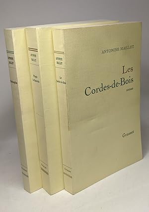 Image du vendeur pour Les cordes-de-bois (1977) + Plagie-La-Charrette (1979) + Mariaaglas (1975) - 3 Livres mis en vente par crealivres