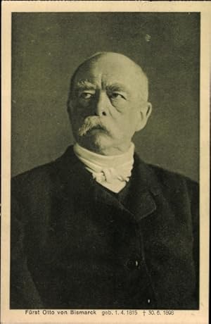 Ansichtskarte / Postkarte Fürst Otto von Bismarck, Portrait