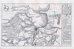 "No: 19 - Plan der Bataille bey Luternberg ohnweit Caßel (.)" - Kassel / Lutterberg / Schlacht / ...