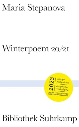 Bild des Verkufers fr Winterpoem 20/21 : Leipziger Buchpreis zur Europischen Verstndigung 2023 zum Verkauf von AHA-BUCH GmbH