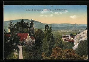 Bild des Verkufers fr Ansichtskarte Arlesheim, Schloss Birseck mit Blick auf die Ortschaft zum Verkauf von Bartko-Reher