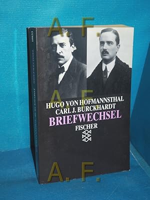 Imagen del vendedor de Briefwechsel. Hugo von Hofmannsthal Carl J. Burckhardt / Fischer 10833 a la venta por Antiquarische Fundgrube e.U.