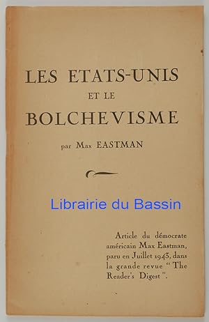 Immagine del venditore per Les Etats-Unis et le bolchevisme venduto da Librairie du Bassin