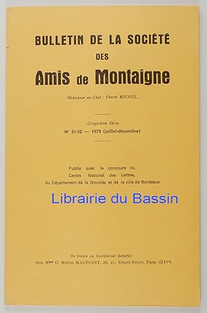 Bulletin de la Société des Amis de Montaigne n°31-32