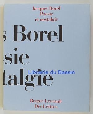 Image du vendeur pour Posie et nostalgie mis en vente par Librairie du Bassin