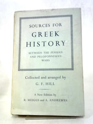 Imagen del vendedor de Sources For Greek History a la venta por World of Rare Books