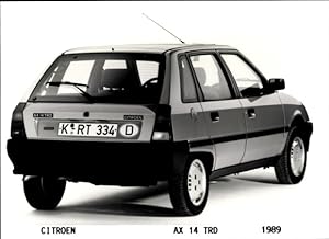Foto Citroën AX 14 TRD 1989, Auto, Heckansicht, Kennzeichen K-RT 334
