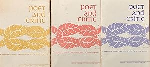 Three items poetry 1965/66 I Poet and Critic, Volume 2, Number 1, Fall 1965, 48 pp. Together With...