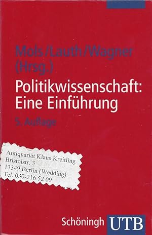 Politikwissenschaft: Eine Einführung. 5., aktualisierte Auflage