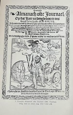 Printing Press almanacs I Amsterdamsche almanakken : 1586 - 1590 - 1600 - 1605 : aangeboden aan h...
