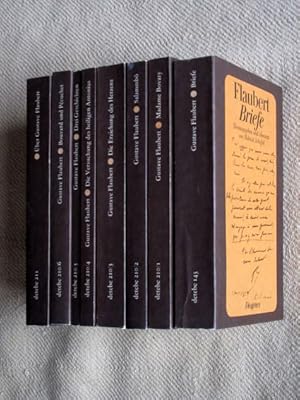 Bild des Verkufers fr Konvolut (8 Bnde): Briefe / Madame Bovary / Salammbo / Die Erziehung des Herzens / Die Versuchung des heiligen Antonius / Drei Geschichten / Bouvard und Pecuchet / ber Flaubert. Essays und Zeugnisse. detebe 143, 210/1-6, 211. zum Verkauf von Verlag + Antiquariat Nikolai Lwenkamp