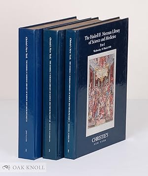 Imagen del vendedor de HASKELL F. NORMAN LIBRARY OF SCIENCE AND MEDICINE, PART I: THE MIDDLE AGES AND THE RENAISSANCE/.PART II: THE AGE OF REASON/.PART III: THE MODERN AGE.|THE a la venta por Oak Knoll Books, ABAA, ILAB
