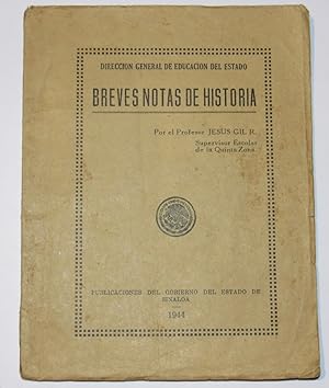 Imagen del vendedor de Breves notas de Historia a la venta por Librera Urbe