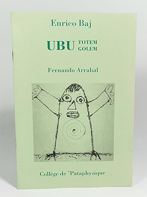 Imagen del vendedor de Ubu totem golem a la venta por Librairie L'Autre sommeil