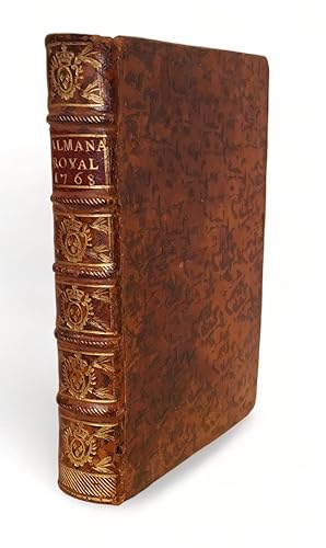 Almanach Royal, année bissextile 1748. Présenté à sa majesté pour la première fois en 1699.