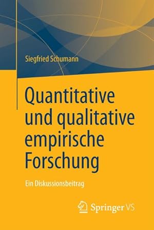 Imagen del vendedor de Quantitative und qualitative empirische Forschung a la venta por BuchWeltWeit Ludwig Meier e.K.