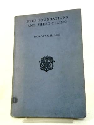 Seller image for Introduction to Deep Foundations and Sheet Piling for sale by World of Rare Books