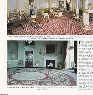 Seller image for The Reconstruction of Historic Carpets. Several pictures and accompanying text, removed from an original issue of Country Life Magazine, 1986. for sale by Cosmo Books