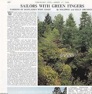 Immagine del venditore per Gardens of Scotland's West Coast. Several pictures and accompanying text, removed from an original issue of Country Life Magazine, 1986. venduto da Cosmo Books