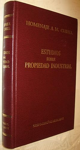 Imagen del vendedor de (P1) ESTUDIOS SOBRE PROPIEDAD INDUSTRIAL a la venta por UNIO11 IMPORT S.L.