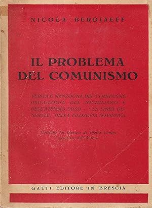 Imagen del vendedor de Il problema del comunismo a la venta por Il Salvalibro s.n.c. di Moscati Giovanni