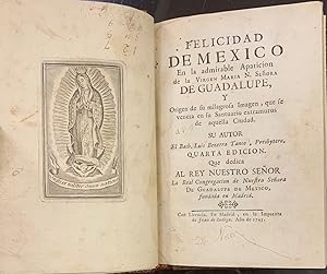 Felicidad de Mexico en la admirable Aparicion de la Virgen Maria N. Señora de Guadalupe