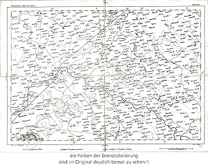 Reymann's topographische Special-Karte von Deutschland, Schweiz, Ostfrankreich, Belgien, Niederla...