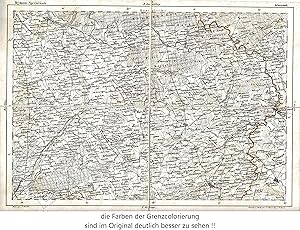 Reymann's topographische Special-Karte von Deutschland, Schweiz, Ostfrankreich, Belgien, Niederla...