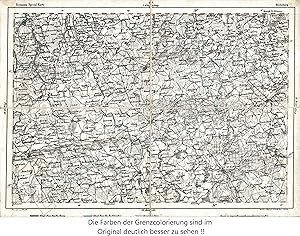 Reymann's topographische Special-Karte von Deutschland, Schweiz, Ostfrankreich, Belgien, Niederla...