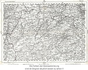 Reymann's topographische Special-Karte von Deutschland, Schweiz, Ostfrankreich, Belgien, Niederla...