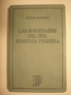 Imagen del vendedor de Las mocedades del Cid, comedia primera ( Colección El Parnasillo ) a la venta por Librería Antonio Azorín