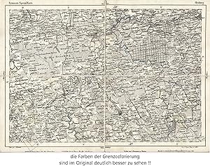 Reymann's topographische Special-Karte von Deutschland, Schweiz, Ostfrankreich, Belgien, Niederla...