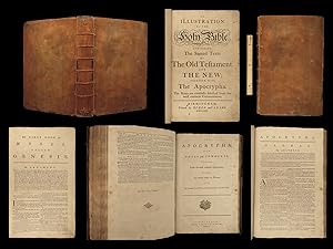 1791 King James English Holy Bible Oxford Clarendon Press Kjv Apocrypha Rare