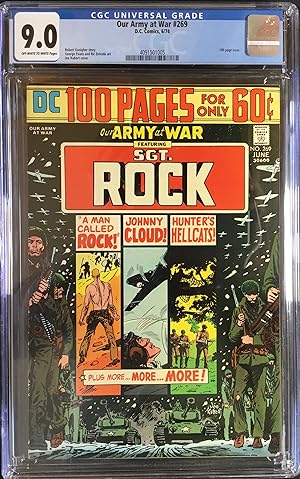 Seller image for OUR ARMY AT WAR No. 269 (June 1974) - CGC Graded 9.0 (VF/NM) for sale by OUTSIDER ENTERPRISES