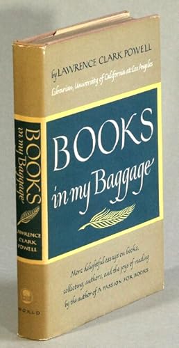 Books in my baggage. Adventures in reading and collecting