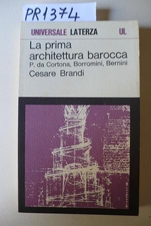 Image du vendeur pour La prima architettura barocca, Pietro da Cortona,Borromini, Bernini mis en vente par Studio Bibliografico Restivo Navarra