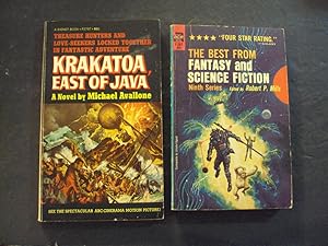 Imagen del vendedor de 2 PBs Krakatoa East Of Java By Michael Avallone; Best From Fantasy Science Fiction 9th Series a la venta por Joseph M Zunno