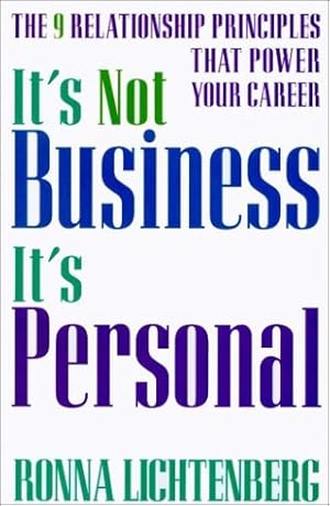 Seller image for It's Not Business, It's Personal for sale by Reliant Bookstore