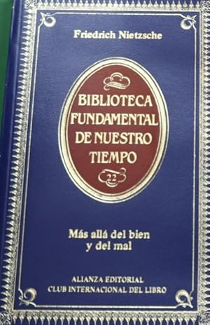 Imagen del vendedor de Ms all del bien y del mal a la venta por Librera Alonso Quijano