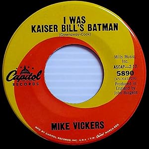 Immagine del venditore per I Was Kaiser Bill's Batman / Proper Charles [7" 45 rpm Single] venduto da Kayleighbug Books, IOBA