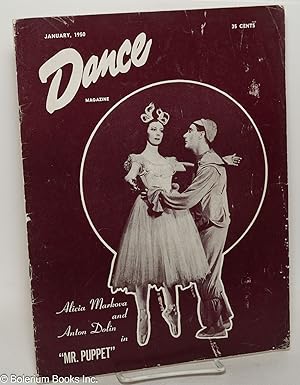 Dance Magazine: vol. 24, #1, January 1950: Alicia Markova & Anton Dolin in "Mr. Puppet"