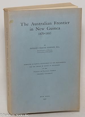 The Australian Frontier in New Guinea