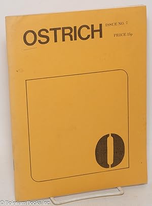 Imagen del vendedor de Ostrich: poetry - community - arts; #7 a la venta por Bolerium Books Inc.
