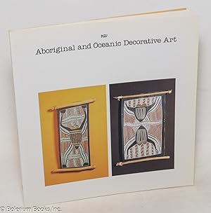 Aboriginal and Oceanic Decorative Art. Travelling Art Exhibition.National Gallery of Victoria. 28...